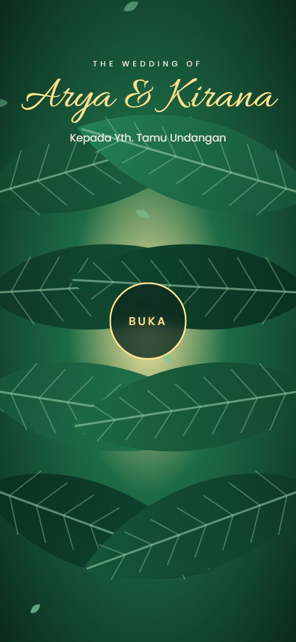 Tampilan cover template Tropical Leaf